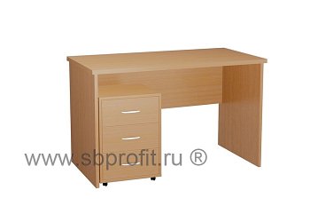 Стол письменный с выкатной тумбой
