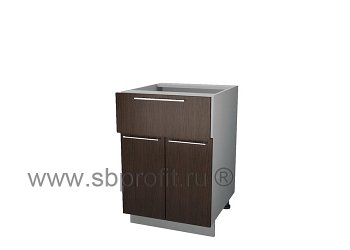 Стол с 1 ящиком и 2 дверьми 55