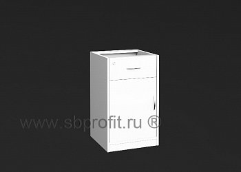 Тумба офисная приставная, 1 ящик+дверь