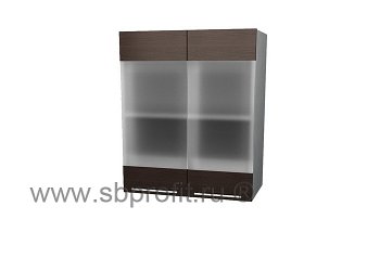 Шкаф витрина двухдверный 60