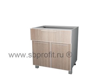 Стол с 1 ящиком и 2 дверьми 75