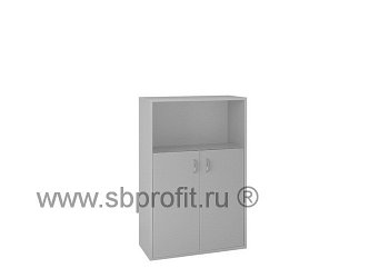 Шкаф для бумаг широкий средний комбинированный