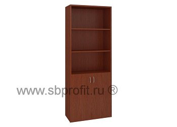 Шкаф для бумаг широкий высокий полуоткрытый