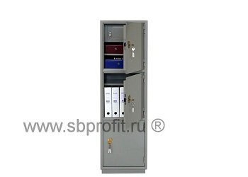 Шкаф бухг 3-х секц с кассой в верх отд